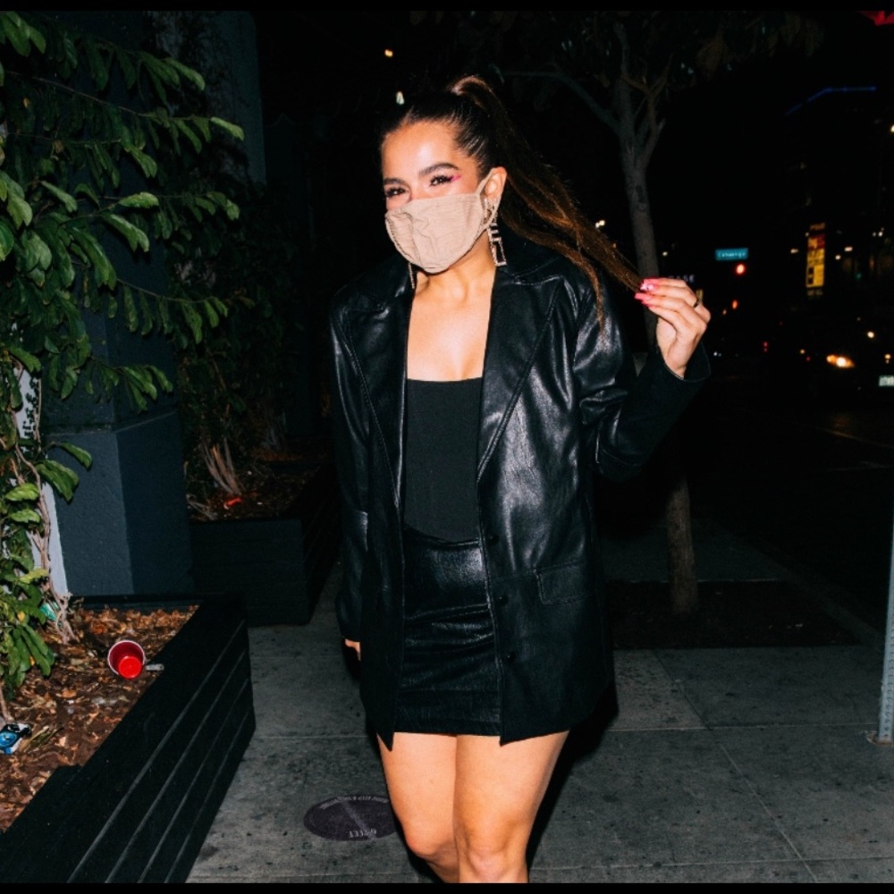 ❌SOLD❌NWT vegan leather blazer